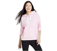 Nike W NSW Club FLC GX Std PO HDY, Med Soft Pink/White, XS