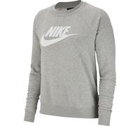 Nike W NSW Essntl Crew FLC Hbr, Maglia Manica Lunga Donna, Grigio, S