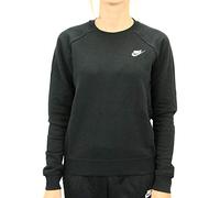 Nike W NSW Essntl Crew FLC Maglia Manica Lunga, Donna, Nero, XL