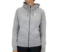 Nike W NSW Essntl FZ FLC, Felpa Cappuccio Donna, Grigio, XL
