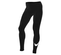 Nike W NSW ESSNTL LGGNG Swoosh MR Leggings, Black/(White), 2XS Donna