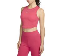Nike W NSW ESSNTL RIB CRP TANK Canotte e Top L Rosso