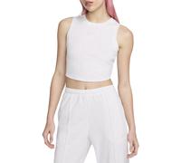 Nike W NSW ESSNTL RIB CRP TANK Canotte e Top XL Bianco