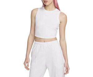 Nike W NSW ESSNTL RIB CRP TANK Canotte e Top XL Bianco