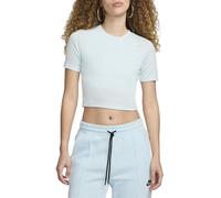 Nike W NSW ESSNTL SLM CRP Magliette M Azzurro
