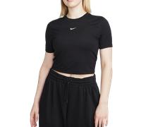 Nike W NSW ESSNTL SLM CRP Magliette XS Nero