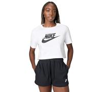 Nike W NSW Tee Essntl CRP ICN FTR Donna, White/Black, XS