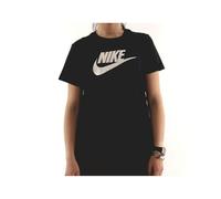 Nike W Nsw Tee Essntl Icon Futura T-shirt, Donna, Black/(White), S