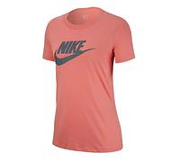 Nike W Nsw Tee Essntl Icon Futura, T-shirt Donna, Rosa (Pink Quartz), L