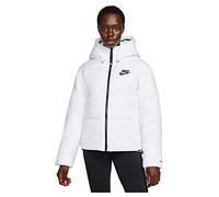 Nike W NSW TF RPL Classic Tape Jkt Giacca, White/Black/Black, L Donna