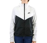 Nike W Nsw Wr Jkt Giacca Sportiva, Donna, White/Black/Black, L