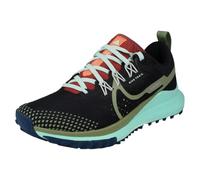 Nike W React Pegasus Trail 4 Scarpe da Corsa da Donna, Schiuma Nero/Alligator-Canyon Rust-Menta, 4.5 UK (7 US)