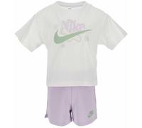 Nike Wild Flower Jr - completo - bambina White/Purple 3-4A