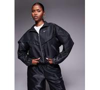 Nike - Windrunner Liquid Shine - Giacca sportiva lucida nera-Nero M