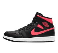 Nike Wmns Air Jordan 1 Mid, Scarpe da Basket Donna, Black/Siren Red-White, 43 EU