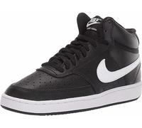 NIKE Wmns Court Vision Mid, Sneaker Donna, Nero Black White 001, 40.5 EU