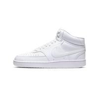 Nike Wmns Court Vision Mid, Women's Shoe Donna, White/White-White, 44 EU