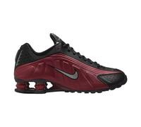 Nike WMNS Shox R4 - Nero, Argento Metallico, Team Red, Rosso/nero, 36.5 EU