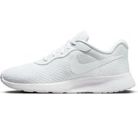 NIKE Wmns Tanjun FLYEASE, Sneaker Donna, White/White-White-Volt, 38.5 EU