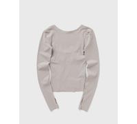 Nike WMNS ZENVY DF LS TOP NV women Longsleeves beige in taglia:M