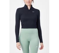 Nike Women One Fit 1/4 Zip Longsleeve Black M