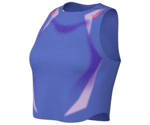 Nike - Women's AeroSwift DF ADV Cropped Running Tank Top - Canotta L blu