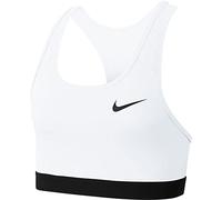 Nike Womens Bra W Nk DF Swsh Band Nonpded Bra, White/Black/Black, BV3900-100, XS