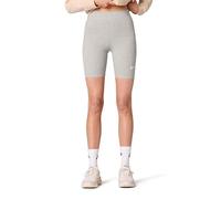 Nike Women's Pantaloncini W NSW Nk CLSC HR 8In Short, Dk Grey Heather/Sail, DV7797-063, L