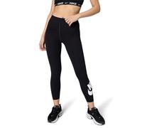 Nike Women's Pantaloni W NSW Nk CLSC Gx HR Tight Ftra, Black/White, DV7791-010, M