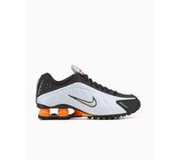 NIKE Shox R4, Sneaker Donna, Blue Tint/Metallic Silver-Total Orange, 36.5 EU