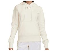 Nike Phoenix Fleece Felpa Con Cappuccio Donna in bianco, Taglia: M