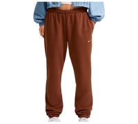 Nike - Women's Studio Fleece MW MR Std Cuffed Pant - Pantaloni da allenamento L marrone