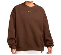 Nike - Women's Studio Fleece MW Oversize Crew - Maglione S marrone