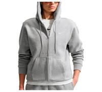 Nike - Women's Studio Fleece MW Std Full Zip Hoody - Felpa con cappuccio M grigio