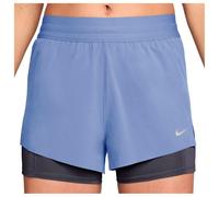 Nike Running - Short leggero e ultra-stretch - W Nike Swift 2in1 Short Aluminum Royal Tint Reflective Silver per Donne - Taglia S - Viola