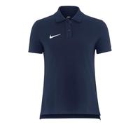 NIKE Womens Team Cotton Polo - Obsidian