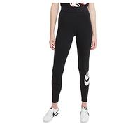 Nike Women's Tight W NSW Essntl Gx HR Lggng Ftra, Black/White, CZ8528-010, M-S