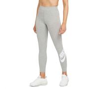 Nike Women's Tight W NSW Essntl Gx HR Lggng Ftra, Dk Grey Heather/White, CZ8528-063, XL-S