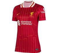 Nike Women's Top LFC W Nk DF Stad JSY SS HM, Gym Red/White/Chrome Yellow, FN8987-688, XS
