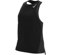 Nike Women's Top W Nk Fast DF Tank, Black/Reflective Silv, DD5940-010, 2XL