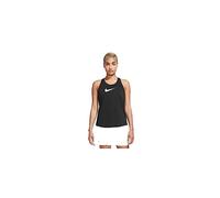Nike Women's Top W Nk One DF Swsh Hbr Tank, Black, DX1027-010, XL
