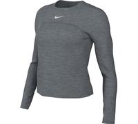 Nike Women's Top W Nk Swift Elmnt DF UV CRW Top, Smoke Grey/Lt Smoke Grey/Reflective Silv, FB4297-084, L
