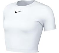 Nike Women's Top W NSW Essntl Slm CRP, White/Black, FB2873-100, S