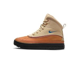 NIKE Woodside 2 High ACG GS Great School Sneakers Scarpe da ginnastica alla moda, Sesamo Hot Curry Red Clay Gioco Royal, 36.5 EU
