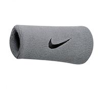 NIKE POLSINI LUNGHI SPUGNA NNN05078OS SWOOSH DW WRISTBANDS SILVER/BLACK