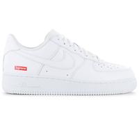 Nike mens Air Force 1 Low Supreme Mini Box Logo White, Scarpe sportive da uomo, bianco/bianco, 43 EU