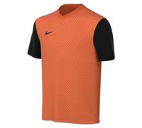 Nike Y Nk DF Tiempo Prem II JSY SS in Jersey, Arancione di Sicurezza/Nero, 8-10 Anni Unisex-Bambini e Ragazzi