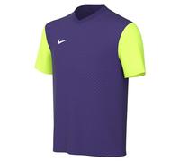 Nike Y Nk DF Tiempo Prem II JSY SS in Jersey, Court Purple/Volt/White, 8-10 Anni Unisex-Bambini e Ragazzi