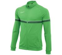 Nike Y Nk Dry Acd21 Trk Jkt K - Giacca sportiva da bambino, Unisex - Bambini, CW6115-362, verde/bianco/verde pino/bianco, 10-12 anni