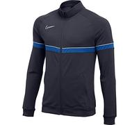 Nike Y Nk Dry Acd21 Trk Jkt K - Giacca sportiva da bambino, Unisex - Bambini, CW6115-453, Ossidiana/bianco/blu/bianco, 12-13 anni